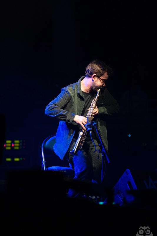 Émile Parisien, saxophone soprano, en concert à Coutances le vendredi 10 mai 2024.