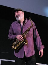 Christophe Monniot, saxophone, à Caen le 20 janvier 2024.