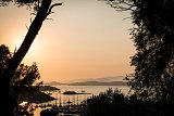 Coucher de soleil en montant au Fort Sainte Agathe