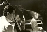 Riccardo Del Fra avec Chet Baker en 1987.