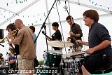 Les Godjats avec Louis Lubat batterie - Itxassou - juillet 2010