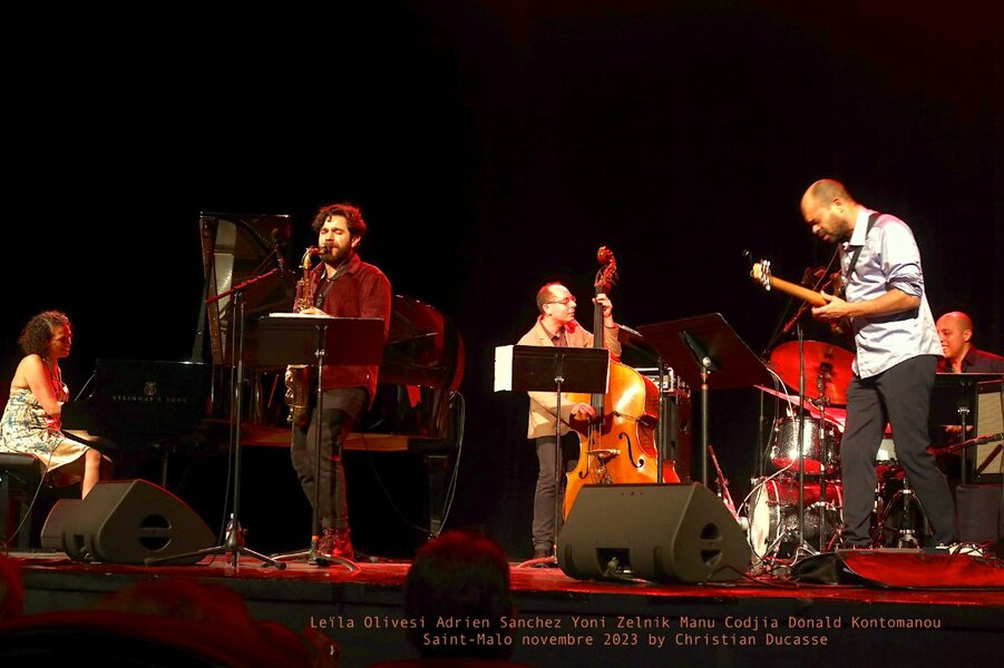 Leïla Olivesi quintet à Saint-Malo 