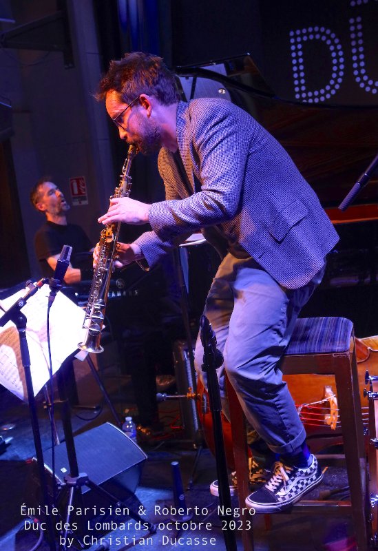 ÉMILE PARISIEN & ROBERTO NEGRO jazz club le Duc des Lombards