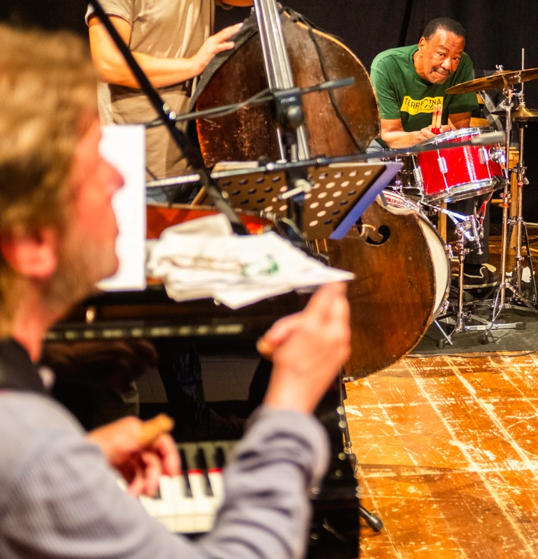 w. Keith Tippett & Giorgio Vendola. Ruvo di Puglia 2014