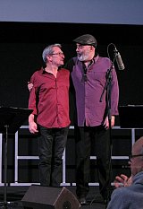 Didier Ithursarry et Christophe Monniot, à Caen le 20 janvier 2024.