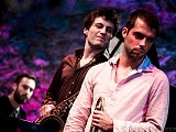 Enzo Carniel, Olivier Chaussade et Michael Ballue