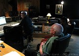 Nicolas Baillard, Steve Swallow et Christophe Marguet en studio