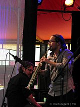 Julien Touéry (piano) et Emile Parisien (sax soprano)
