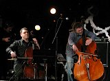 Daniel Levin (violoncelle) et Brian Rossler (contrebasse) à Brest.