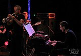 Sylvain Bardiau, Sylvain Daniel et Vincent Lafont avec l'ONJ.