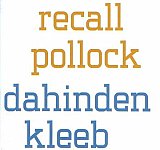 Roland Dahinden / Hildegard Kleeb : "Recall Pollock"
