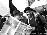Francis Marmande, Jerry Gonzales et Marcus Miller - Samois-sur-Seine, juin 2013