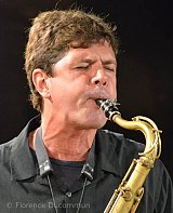 Chris Cheek à Junas, juillet 2013.