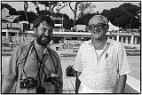 avec myself, Juan-les-Pins 1987. Photo Jean-Marc Birraux