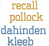 Roland Dahinden / Hildegard Kleeb : "Recall Pollock"