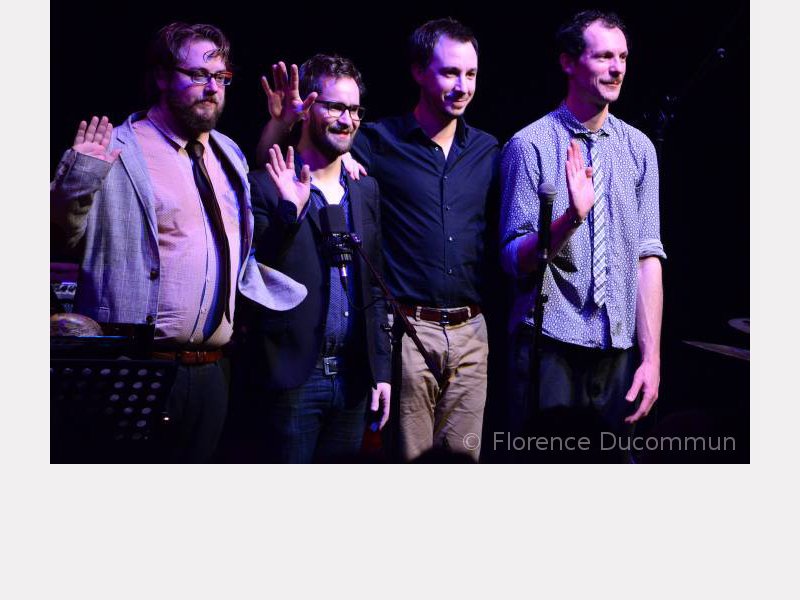 Émile Parisien Quartet - Vitrolles, dec. 2014.  ©© Florence Ducommun - décembre 2014