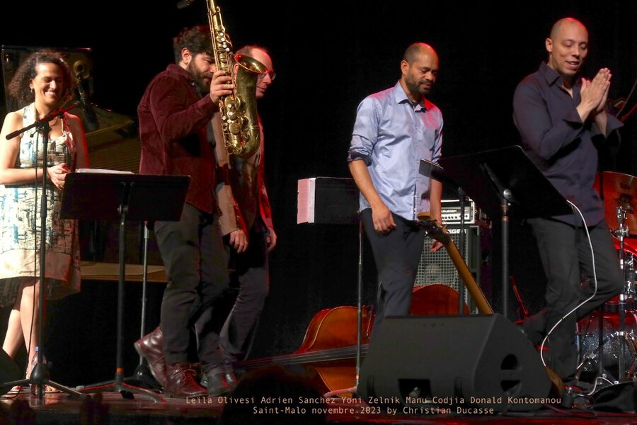 Leïla Olivesi quintet à Saint-Malo 